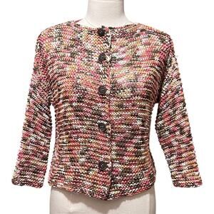 United Colors of Benetton Knit Button Cardigan Sweater Women’s Sz SML